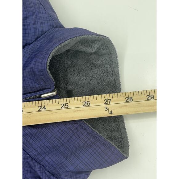 Womens Free Country Jacket Size Medium Purple Faux Fur Softshell Zip Up - Picture 9 of 10